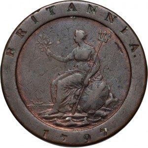 Great Britain, George III, 2 Pence 1797, Soho, Handsworth