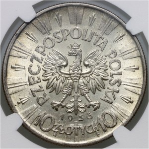 II RP, 10 złotych 1936, Józef Piłsudski