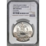 III RP, 100000 złotych 1990, Solidarność, Typ A