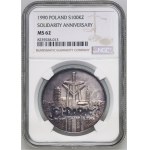 III RP, 100000 złotych 1990, Solidarność, Typ A