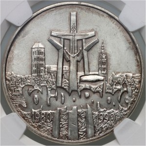 III RP, 100000 złotych 1990, Solidarność, Typ A