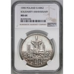 III RP, 100000 złotych 1990, Solidarność, Typ A