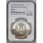III RP, 100000 złotych 1990, Solidarność, Typ A