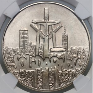 III RP, 100000 złotych 1990, Solidarność, Typ A