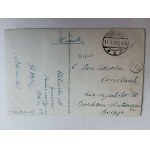 POCZTÓWKA GNIEZNO KATEDRA, ZNACZEK, STEMPEL 1926 R