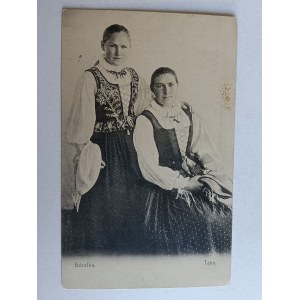 POSTCARD POLISH TYPES, HIGHLANDER, TATRA, FOLK COSTUMES, ZAKOPANE, 1905