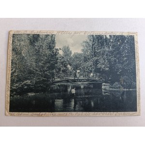 POSTCARD CIECHOCINEK, PARK, STAMP, STAMP, 1924