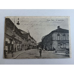 POHLEDNICE NOWY SĄCZ JAGIELLOŃSKA ULICE, PŘEDVÁLEČNÁ