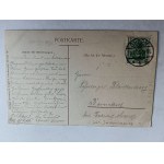 POSTKARTE JAROMIROWICE, GERMERSDORF, KROSNO ODRZAŃSKIE, RESTAURANT, VORKRIEGSZEIT, BRIEFMARKE, BRIEFMARKE GUBIN GUBEN 1907