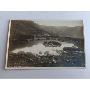 POSTCARD TATRA, CATERPILLAR POND, PRE-WAR