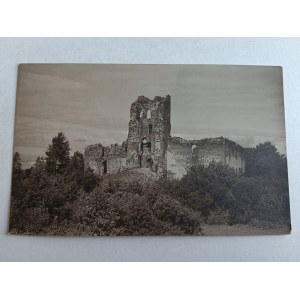 POSTCARD TROKI, WILNO, CASTLE RUINS, PRE-WAR 1926, STAMP WYSOCKI