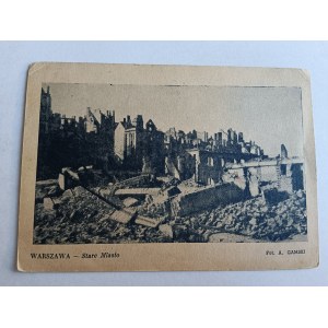 BRICK WARSAW, OLD TOWN, FOT GAMSKI, UNION OF BLIND WORKERS RP, STAMP
