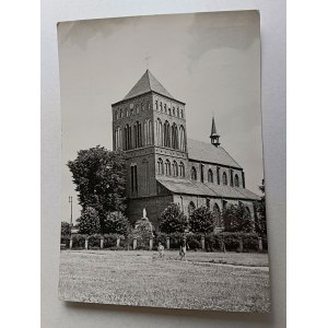 POSTCARD PRL ŚWIDWIN GOTHIC MARIACKI CHURCH