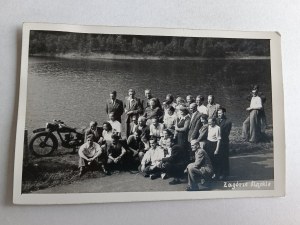 PHOTO ZAGÓRZE ŚLĄSKIE GROUP OF PEOPLE, MOTORCYCLE