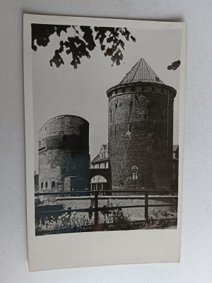 POSTCARD GDANSK MILK TOWERS FORTIFIED TOWERS