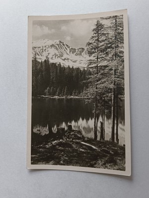 POSTCARD TATRA, DARK SMERECZYNSKI POND