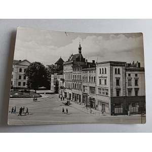 POCZTÓWKA PRL BYDGOSZCZ STARY RYNEK, USZKODZONA
