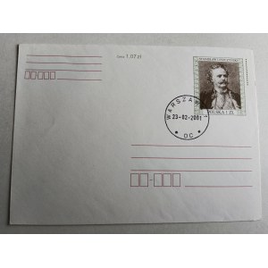 ENVELOPE, STAMP, STAMP STANISŁAW LESZCZYŃSKI
