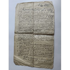 THOUGHT, LETTER, C. K. REGIONAL COURT, 1901