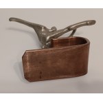 STATUETTA SPORTIVA, ART DÉCO, METALLO, NON FIRMATA