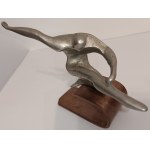 STATUETTA SPORTIVA, ART DÉCO, METALLO, NON FIRMATA