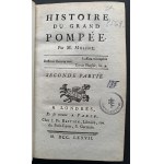 [Biblioteka: CHRZĄSTÓW] MOLINE Pierre-Louis - Histoire du Grand Pompee. Tom I - II. Londyn [1777]