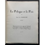 PADEREWSKI I.J. - La Pologne et la Paix [Polska i pokój]. Genève [1932]