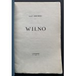JANOWSKI Louis- Wilno [esquisse historique]. Lausanne [1916]