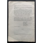 [Große Emigration] Proklamation der Abteilung für Volksarbeit [...] Paris [1870].