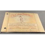 LEONÓWKA - ręcznie wykonana karta imieninowa [1946]