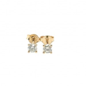 GOLD AND DIAMOND EARRINGS - ER21209