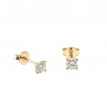 GOLD AND DIAMOND EARRINGS - ER21209