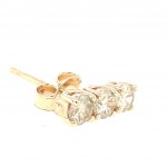 EARRING IN YELLOW GOLD 0.65 GR WITH DIAMONDS - ER20108