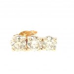 EARRING IN YELLOW GOLD 0.65 GR WITH DIAMONDS - ER20108