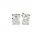 EARRINGS IN WHITE GOLD 1.04 GR WITH DIAMONDS - ER40103