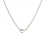 NECKLACE IN WHITE GOLD 4.17 GR P.S 0.80 CT WITH DIAMONDS - PND30408
