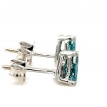 EARRINGS IN 14K WHITE GOLD 1.06 GR WITH DIAMONDS - ER31201