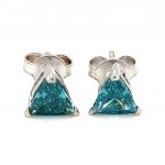 EARRINGS IN 14K WHITE GOLD 1.06 GR WITH DIAMONDS - ER31201