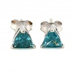 EARRINGS IN 14K WHITE GOLD 1.06 GR WITH DIAMONDS - ER31201