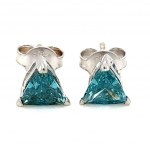 EARRINGS IN 14K WHITE GOLD 1.06 GR WITH DIAMONDS - ER31201