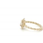 2.68 GR GOLD RING WITH DIAMONDS - - DH-R904