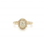 2.68 GR GOLD RING WITH DIAMONDS - - DH-R904