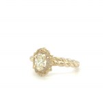 2.68 GR GOLD RING WITH DIAMONDS - - DH-R904