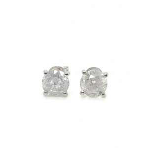 1.25 GR GOLD EARRINGS WITH DIAMONDS - ER40105