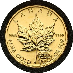 Kanada, 5 Dolarów, 1999r., 1/10oz. Au.