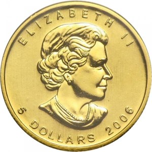 Canada, $5, 2006, 1/10oz. Au.