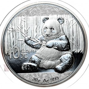 Chiny, Panda, 2017r., 30g.