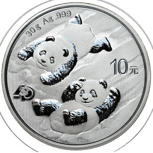 Chiny, Panda, 2022r., 30g.