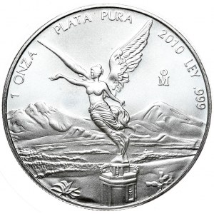 Mexico, Libertad, 2010, 1 oz, 999 AG ounce