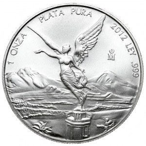 Mexique, Libertad, 2012, 1 oz, 999 AG once